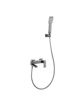 BATH AND SHOWER FAUCET PISA SERIES IN BLACK GUN METAL 