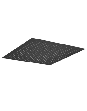 SQUARE SHOWER HEAD 40CM BLACK MATTE