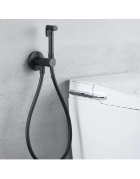 BUILT-IN BIDET FAUCET LINE SERIES BLACK MATTE 