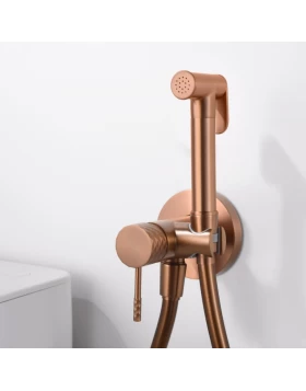 BUILT-IN BIDET FAUCET GENOVA SERIES BRUSHED ROSE GOLD 