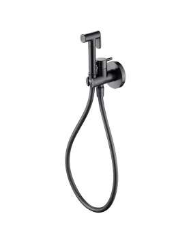 BUILT- IN BIDET TAP MUNICH SERIES BLACK GUN METAL