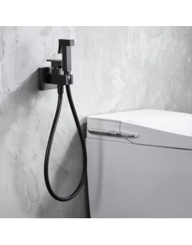 BUILT-IN BIDET FAUCET IRLANDA SERIES BLACK GUN METAL 