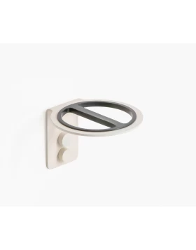 HAIR STRAIGHTENER HOLDER SLIM SERIES PEARL WHITE