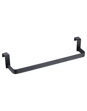 TOWEL RAIL FOR FURNITURE IN BLACK MATTE