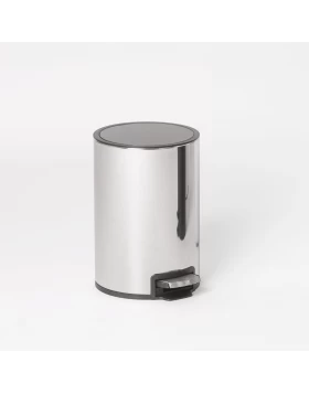 TOILET BIN CHROME