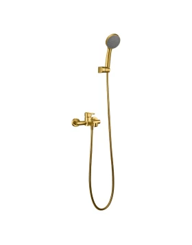BATH AND SHOWER FAUCET ROMA SERIES IN BRUSHED GOLD 