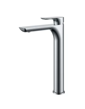 BASIN MIXER WITH HIGH SPOUT NASSAU SERIES IN CHROME