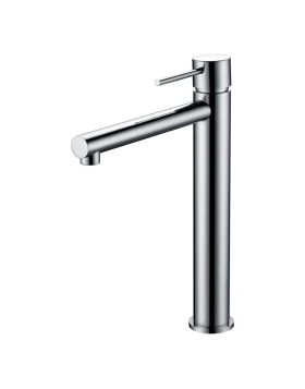 BASIN MIXER WITH HIGH SPOUT MILOS SERIES IN CHROME