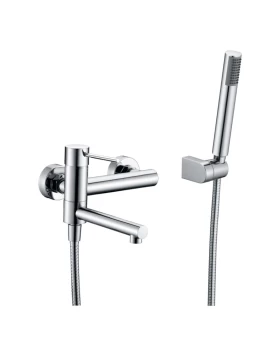 BATH AND SHOWER FAUCET MILOS SERIES IN CHROME