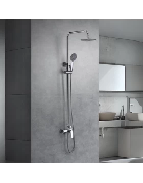 SHOWER BAR BELGICA SERIES IN CHROME 