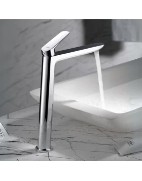 BASIN MIXER WITH HIGH SPOUT BELGICA SERIES IN CHROME