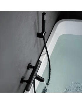 BLACK GUN METAL BATH AND SHOWER THERMOSTATIC FAUCET LINE SERIES