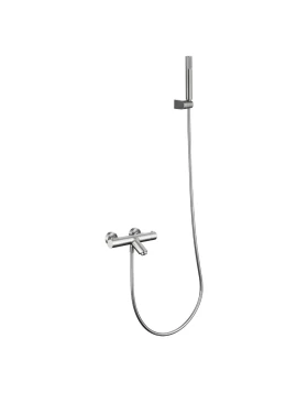 MONZA SERIES BRUSHED NICKEL THERMOSTATIC BATH AND SHOWER FAUCET