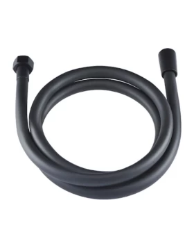 PVC SHOWER HOSE BLACK  MATTE