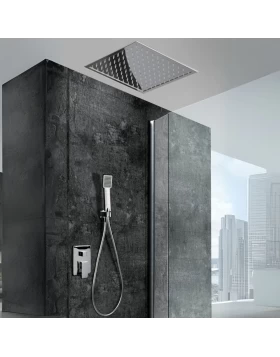 BUILT-IN SHOWER SET VOLGA SERIES IN CHROME