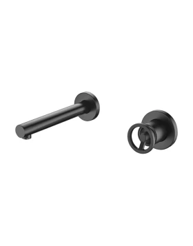 BUILT-IN BASIN FAUCET OLIMPO SERIES IN BLACK MATTE