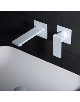 BUILT-IN BASIN FAUCET FIYI SERIES IN WHITE MATTE