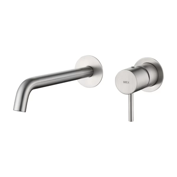 BUILT-IN BASIN MIXER MONZA SERIES IN BRUSHED NICKEL