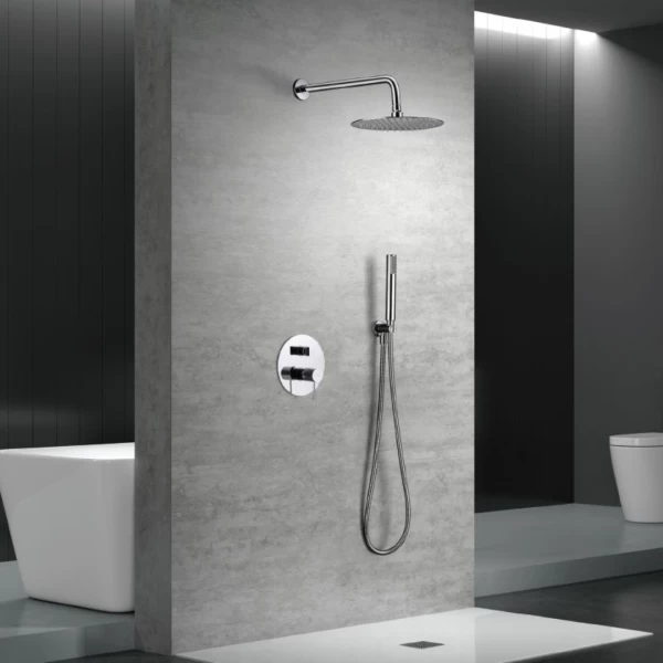 BUILT-IN SHOWER SET LINE SERIES ΙΝ CHROME