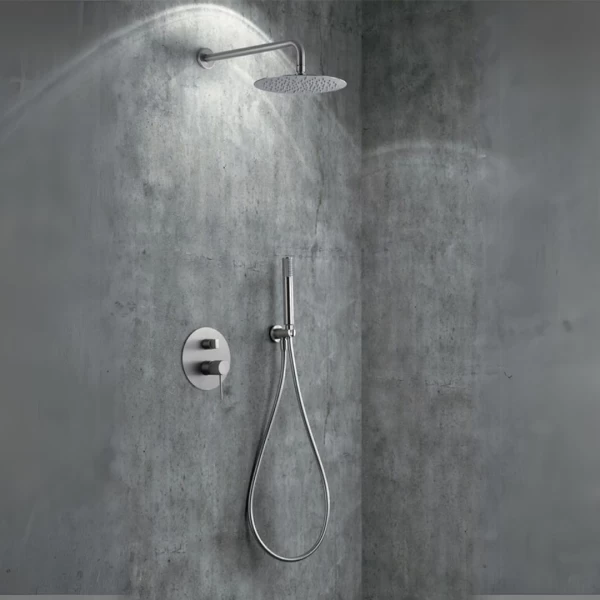 BUILT-IN SHOWER SET LINE SERIES IN BRUSHED NICKEL