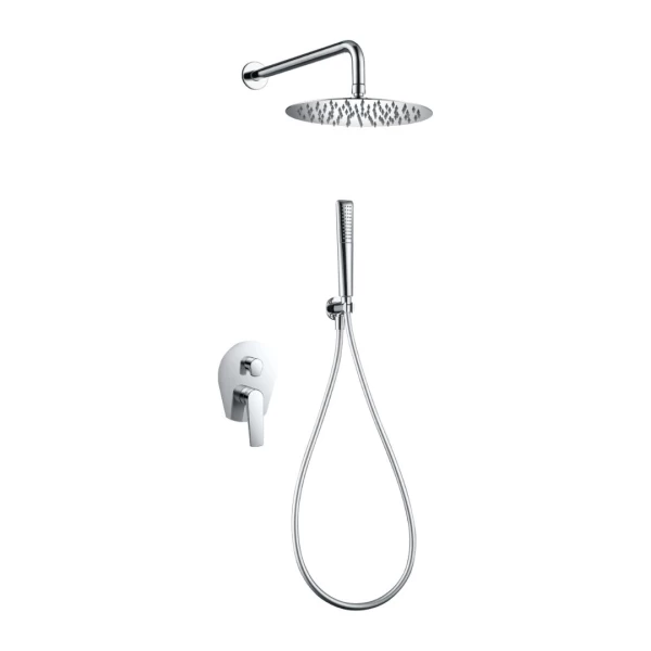 BUILT-IN SHOWER SET DELOS SERIES ΙΝ CHROME