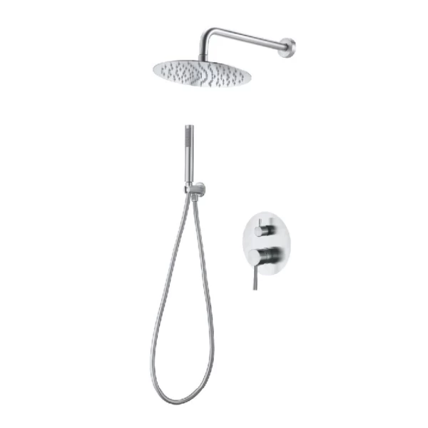 BUILT-IN SHOWER SET MOSCU SERIES IN STAINLESS STEEL S.316