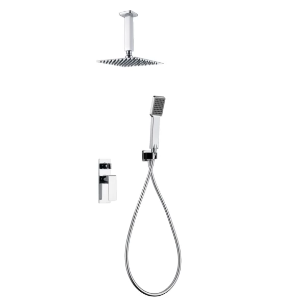 BUILT-IN SHOWER SET WITH CEILING SYSTEM NADI SERIES (FIYI) IN CHROME 