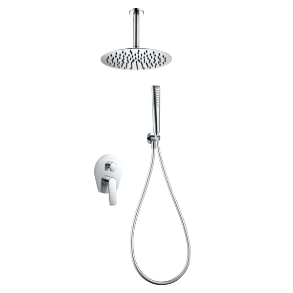 BUILT-IN SHOWER SET PAROS SERIES (DELOS) IN CHROME