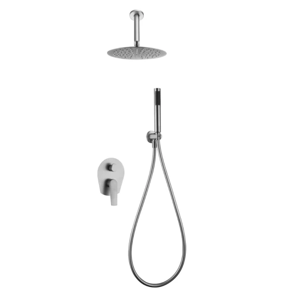 BUILT-IN SHOWER SET PAROS SERIES (DELOS) ACERO S.316