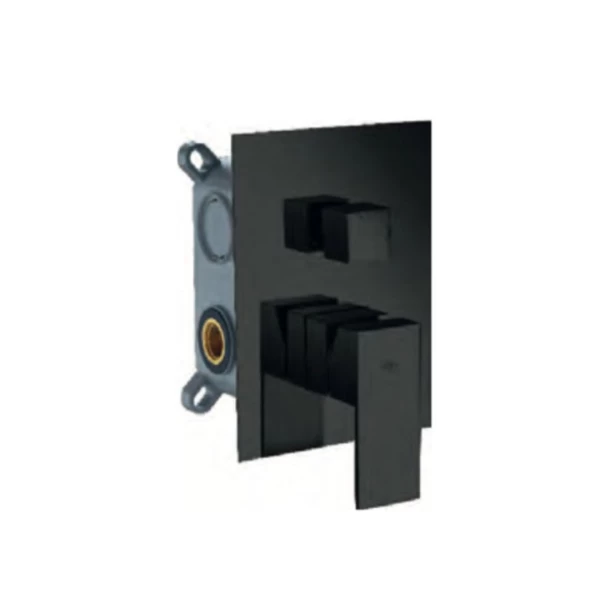 4-WAY MATTE BLACK RECESSED MIXER