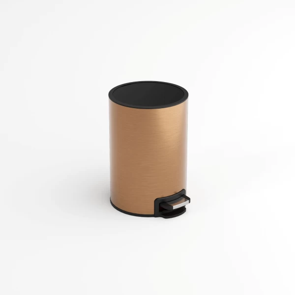 ΤOILET BIN BRUSHED BRONZE (SOFT CLOSE)