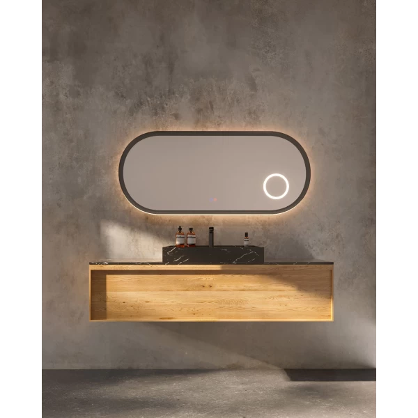 ΚΑΘΡΕΦΤΗΣ RIMINI ME ΠΛΑΙΣΙΟ MOCHA