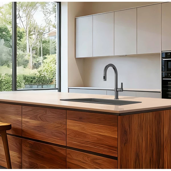 KITCHEN FAUCET CANADA SERIES BLACK GUN METAL