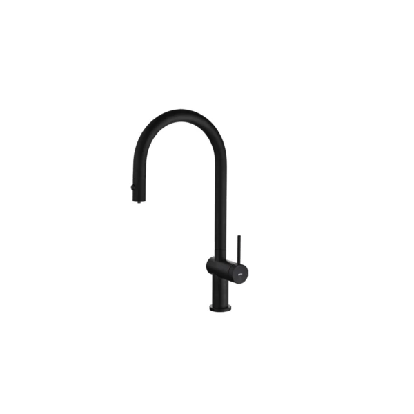 KITCHEN FAUCET LAZIO SERIES BLACK MATTE