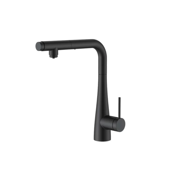 KITCHEN FAUCET SPLIT SERIESBLACK MATTE