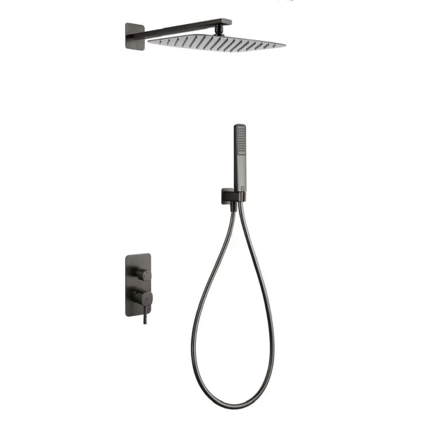 ΣΕΤ ΕΝΤΟΙΧΙΣΜΟΥ ΛΟΥΤΡΟΥ TOSCANA BLACK GUN METAL