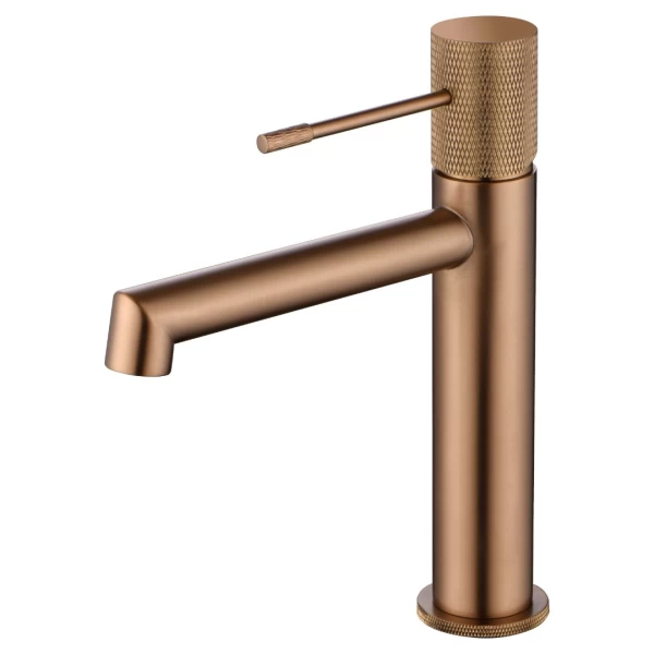 BASIN MIXER LINE SERIES ΙΝ ROSE GOLD BRUSHED