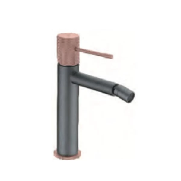 BIDET MIXER LINE SERIES IN GREY/CHAMPAGNE MATTE