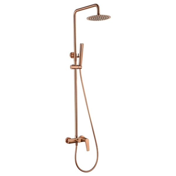 SHOWER BAR DELOS SERIES ROSE GOLD BRUSHED 