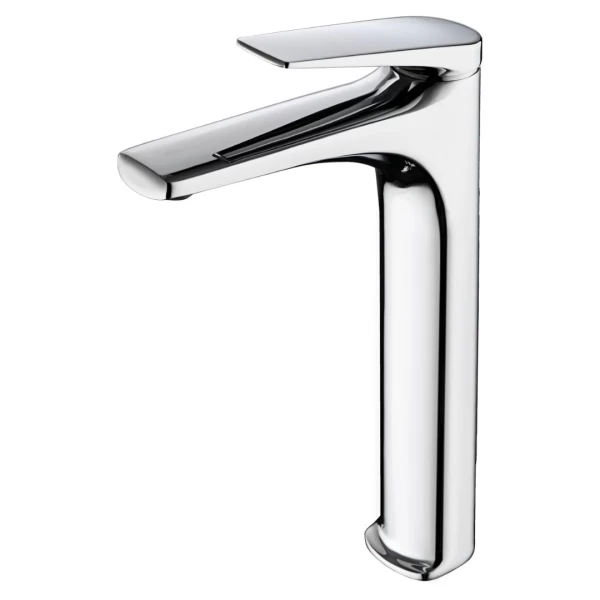 BASIN MIXER WITH HIGH SPOUT DELOS SERIES IN CHROME