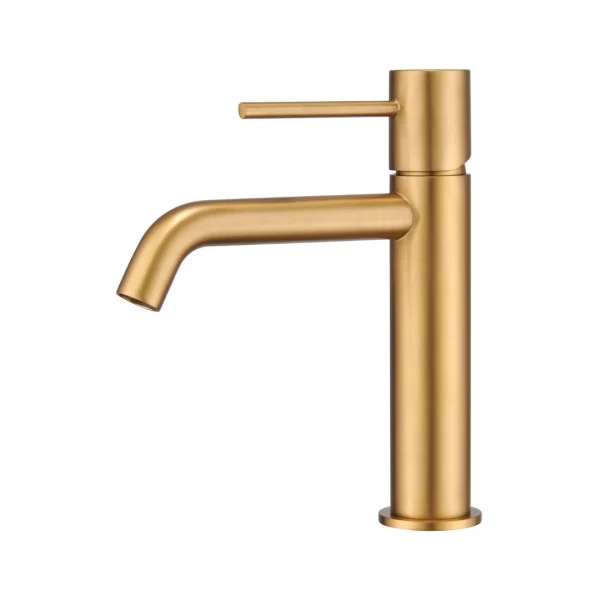 BASIN MIXER MONZA SERIES IN BRUSHED GOLD