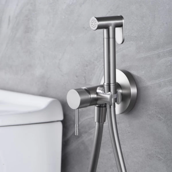 BUILT-IN BIDET FAUCET LINE SERIES BRUSHED NICKEL