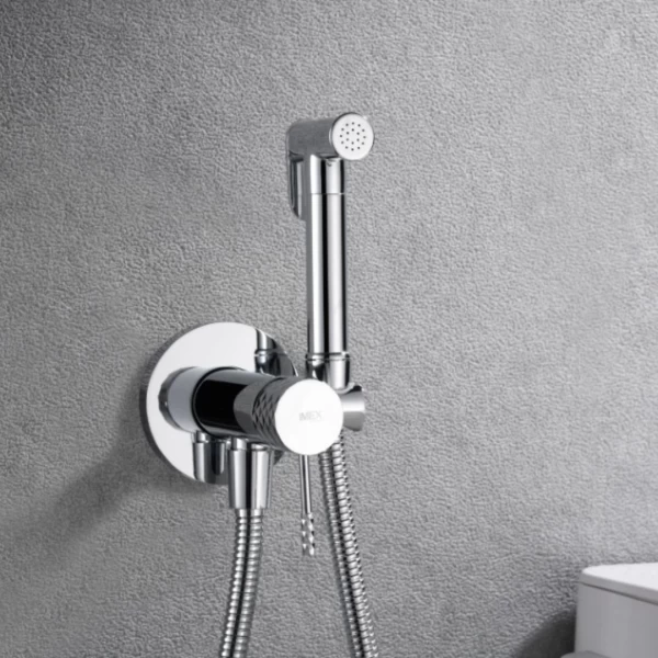 BUILT-IN BIDET FAUCET GENOVA SERIES CHROME 