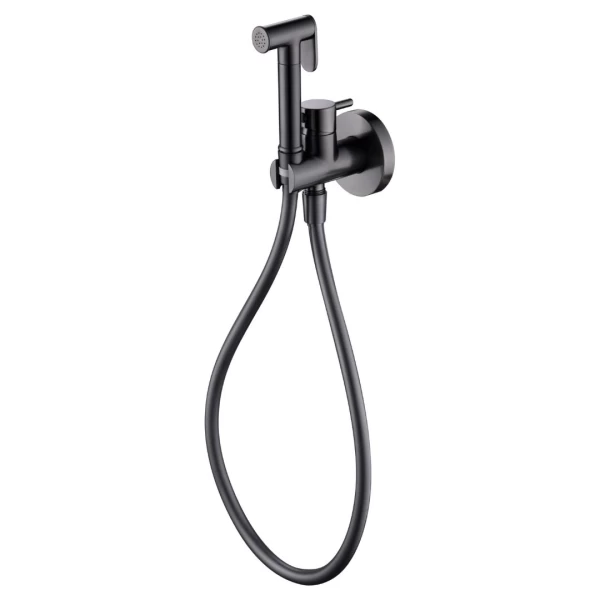 BUILT- IN BIDET TAP MUNICH SERIES BLACK GUN METAL