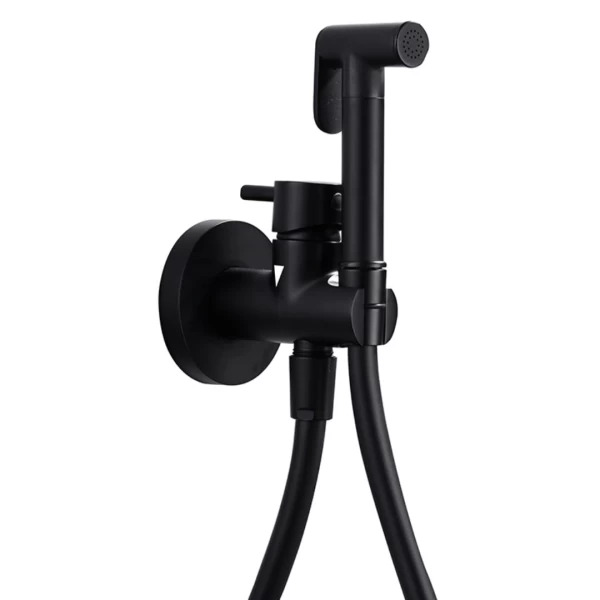 BUILT-IN BIDET TAP MUNICH SERIES BLACK  MATTE