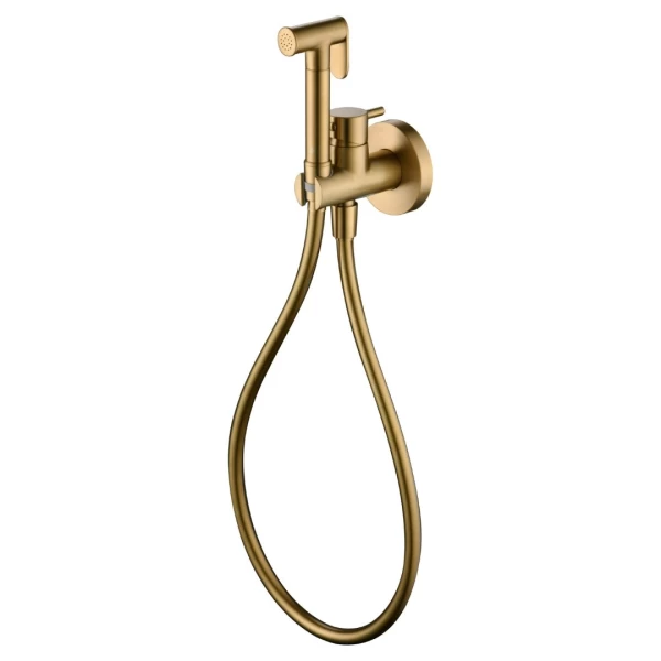 BUILT-IN BIDET TAP MUNICH SERIES BRUSHED GOLD  