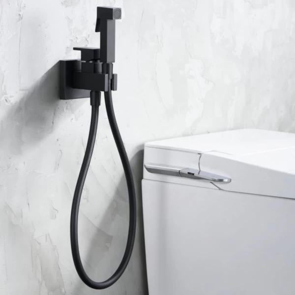 BUILT-IN BIDET FAUCET IRLANDA SERIES  BLACK MATTE