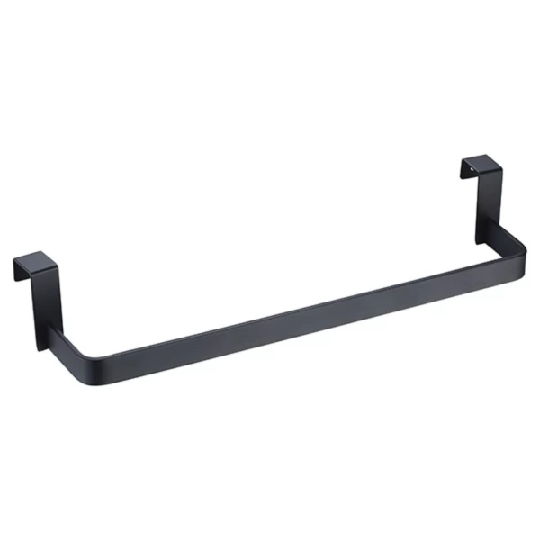 TOWEL RAIL FOR FURNITURE IN BLACK MATTE