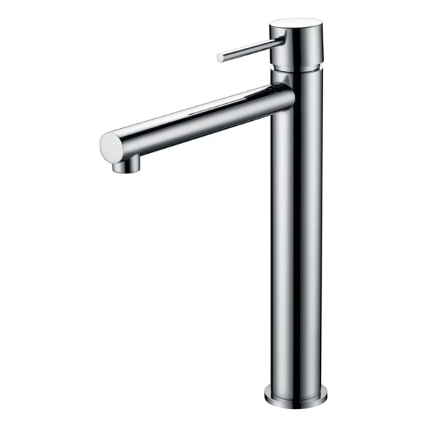 BASIN MIXER WITH HIGH SPOUT MILOS SERIES IN CHROME