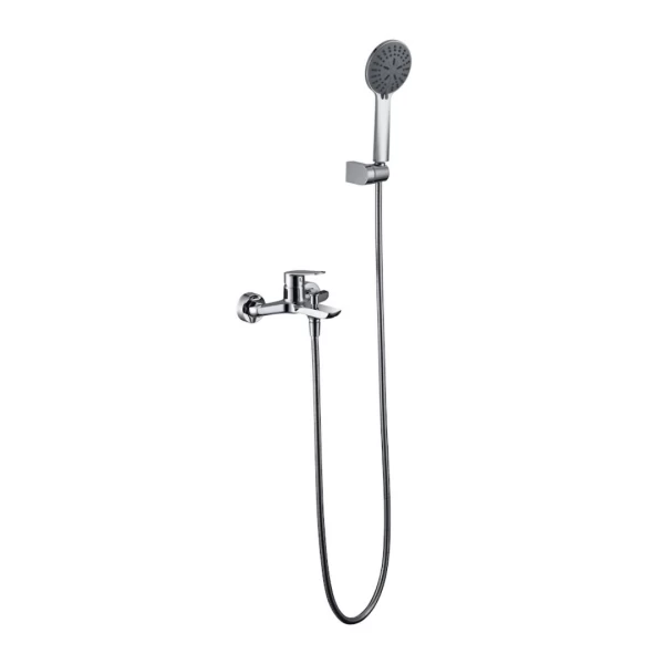 BATH AND SHOWER FAUCET BELGICA SERIES IN CHROME